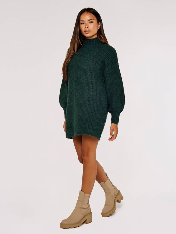 Knit Jumper Mini Dress | Apricot Clothing