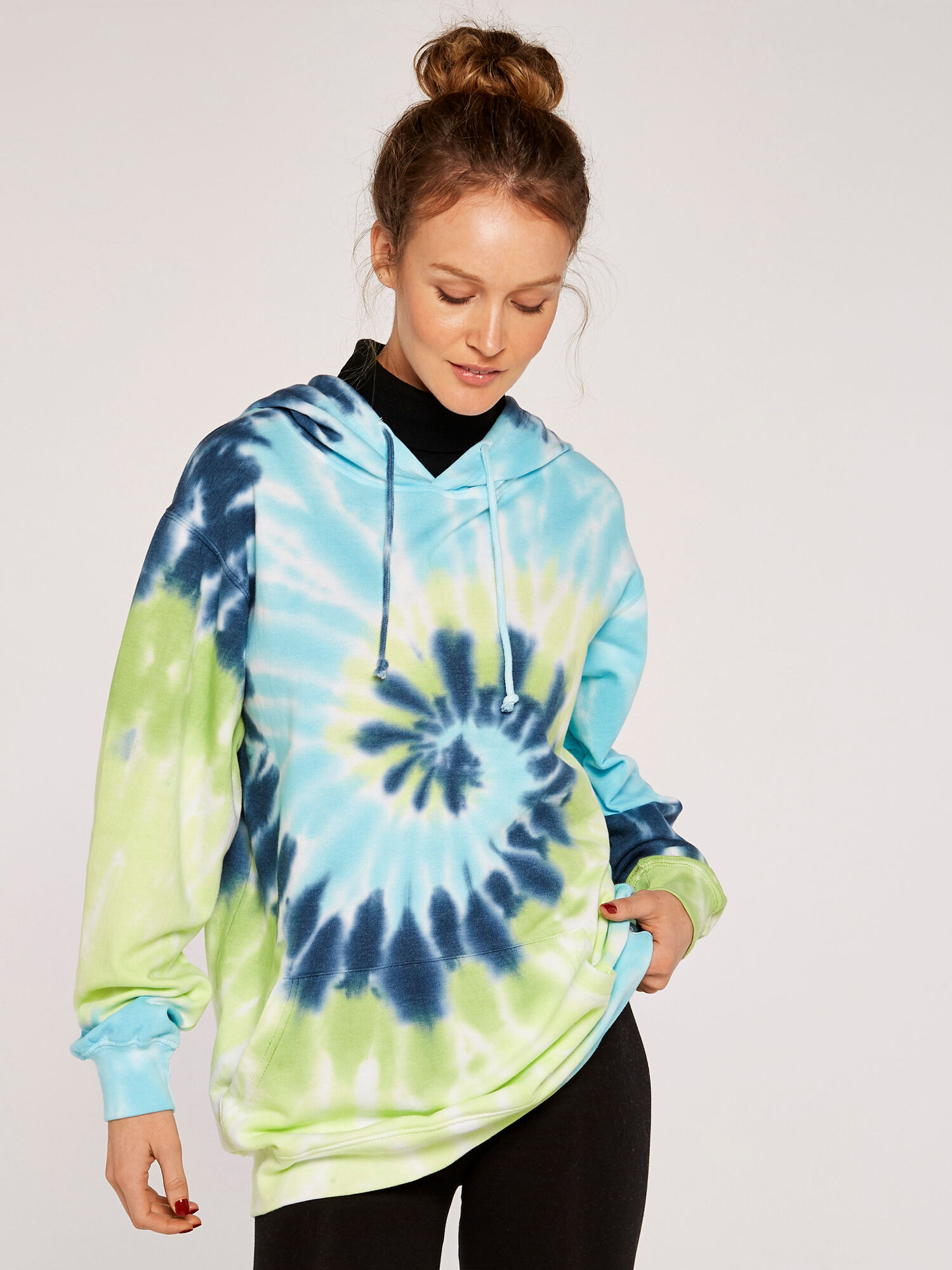 Neon tie sales dye hoodie