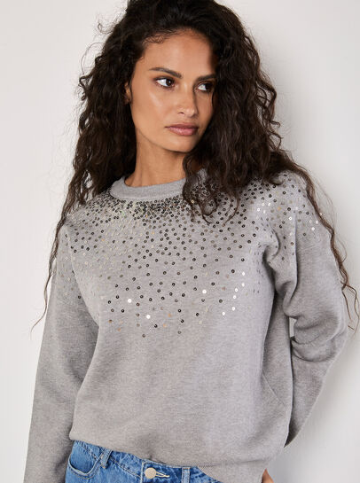 Sequin Embellished Jumper