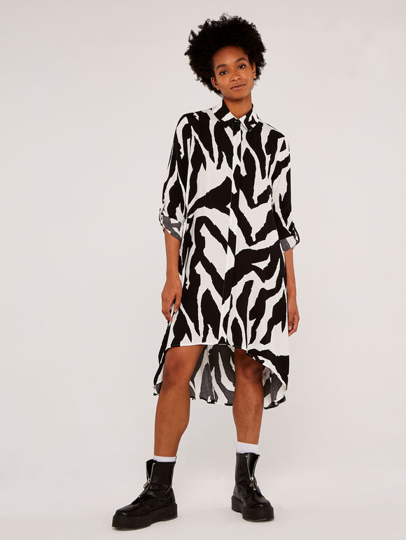 Zebra Oversized Dress | Apricot Clothing