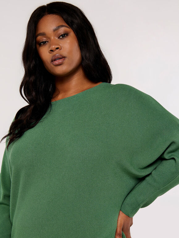 Curve Batwing Jumper | Apricot Clothing