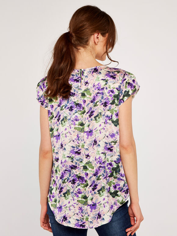 Tulip Print Top | Apricot Clothing