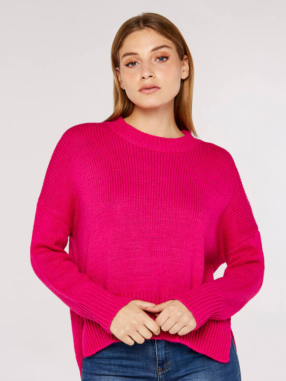 High Low Oversize Jumper | Apricot Clothing